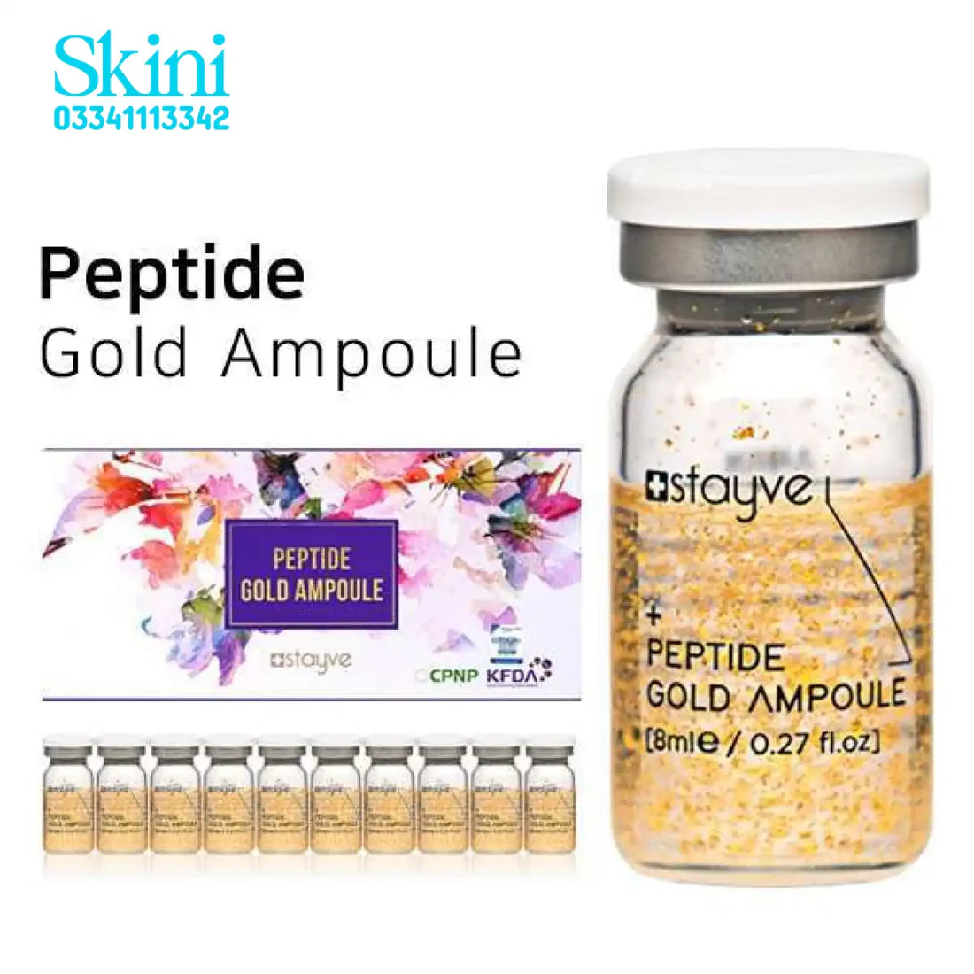 Stayve Peptide Gold Ampoule Made in Korea