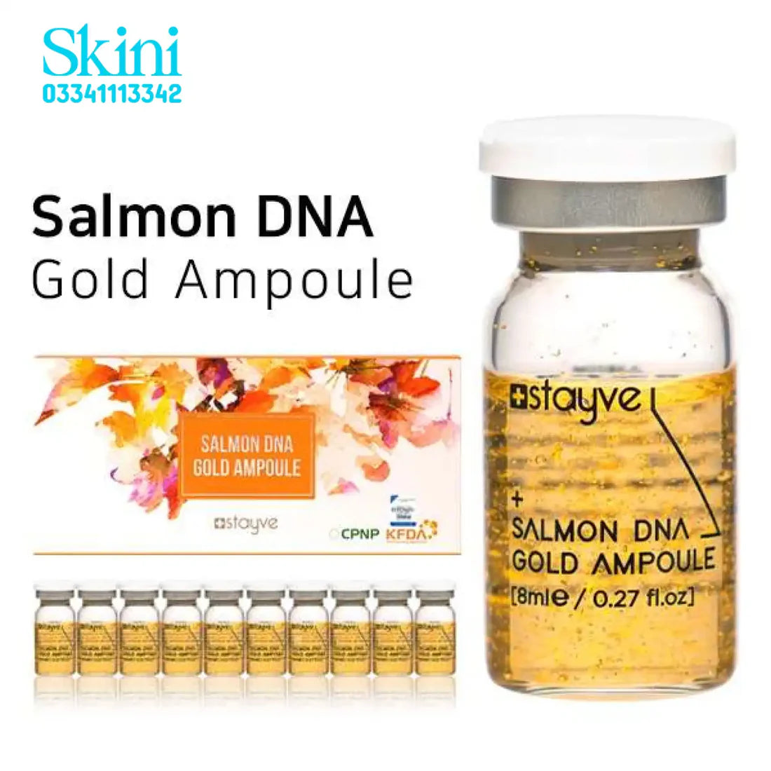 Original Salmon DNA Gold Ampoule Stayve Booster Serum
